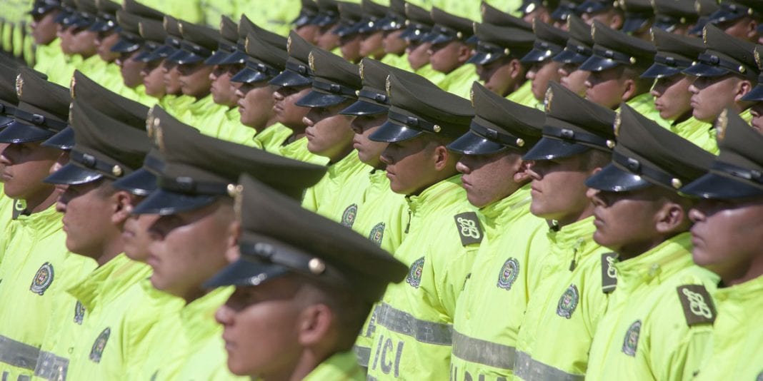 Policía en Bogotá