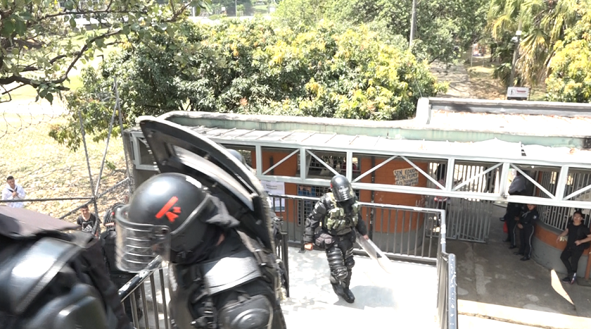 Y sí, la Fuerza Pública entró a la U. Nacional de Medellín