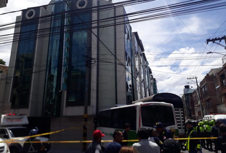 Accidente de ruta escolar en Bogotá deja cuatro menores heridos