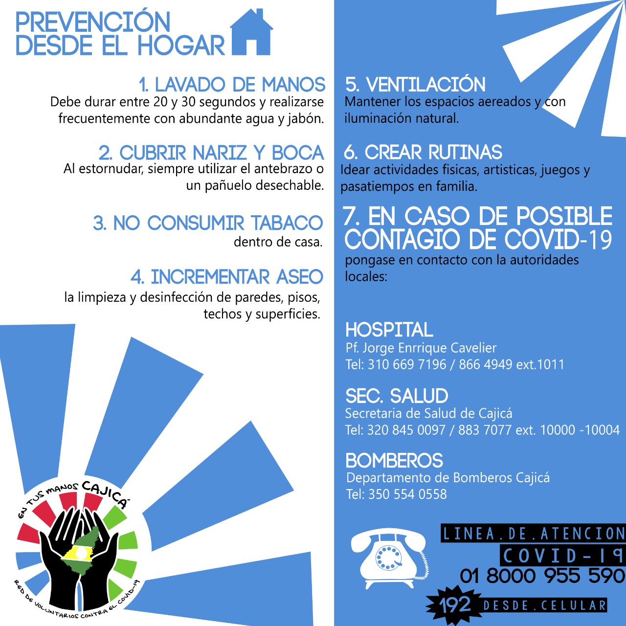 Donaciones en Cajicá para ayudar a las familias vulnerables