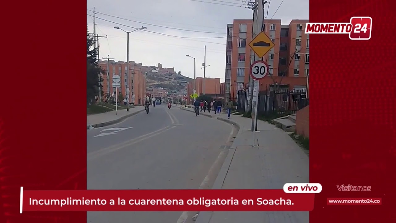 (Video) En Soacha no se está cumpliendo la cuarentena