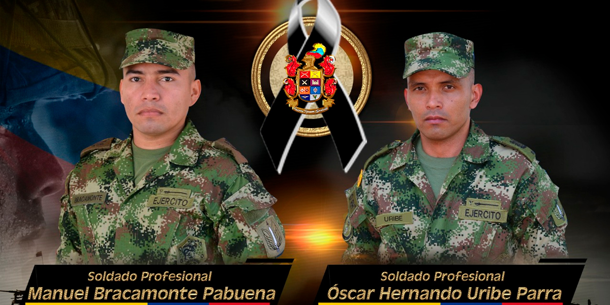 Ataque del Clan del Golfo deja dos soldados muertos en Córdoba