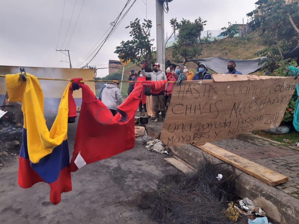 protestas Bogotá
