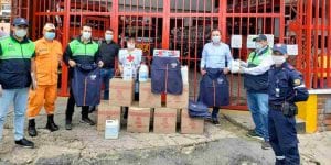 Cuerpos operativos y alcaldías de Cundinamarca reciben kits de desinfección 
