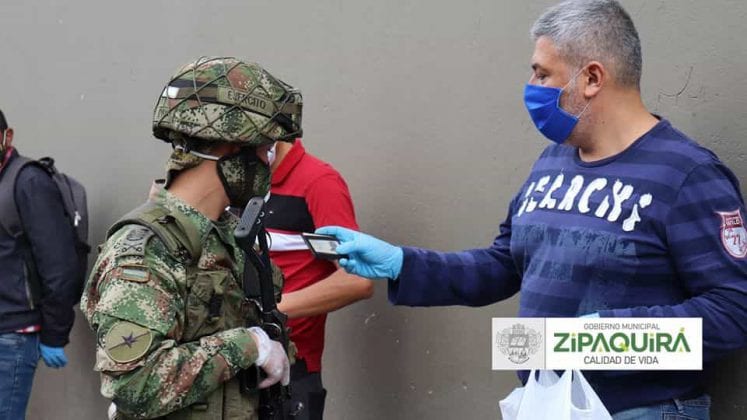 Operativos de control en Zipaquirá para cumplimiento de medidas de prevención