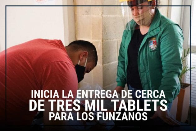 En Funza se entregaron cerca de Tres mil tablets
