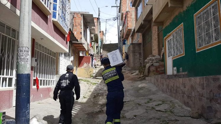 Bogotá recibe donación de 100 mil tapabocas