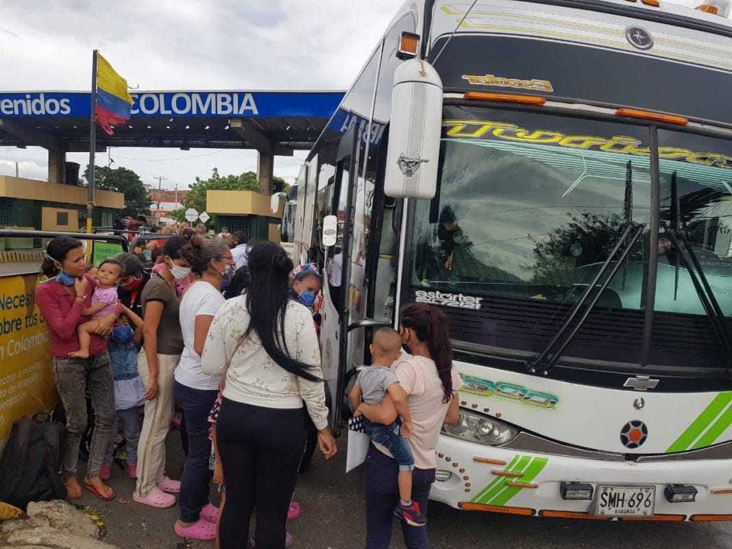 Venezolanos en Cúcuta