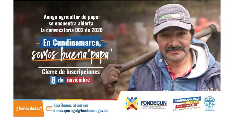 Cundinamarca convoca a productores de papa del departamento