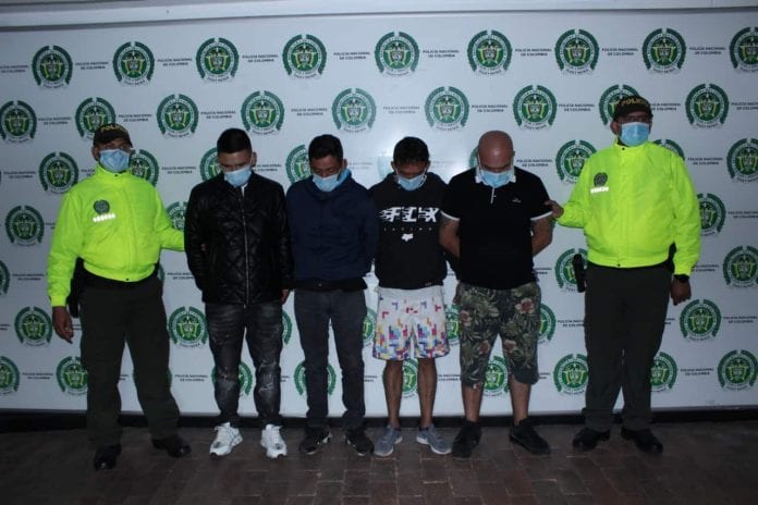 Capturan a 'Los Spartan' banda dedicada a robar en casas en Bogotá
