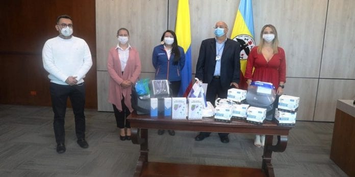 Emiratos Árabes donó 120 kits de terapia respiratoria a Cundinamarca