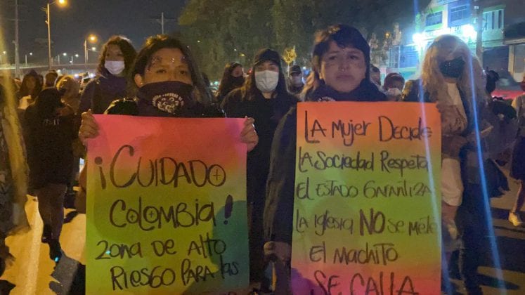 Así se vivieron las marchas por el Día de la Mujer en Bogotá