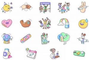 Nuevos stickers de WhatsApp relacionados con la vacuna Covid-19