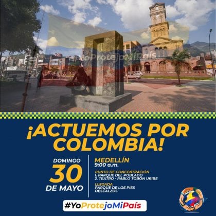 Yo protejo mi país: Colombia rechaza el vandalismo