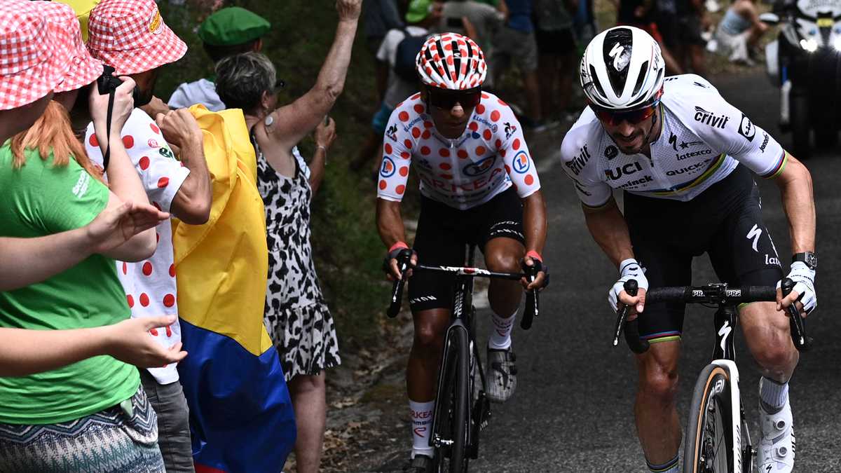 Así van los colombianos en el Tour de Francia
