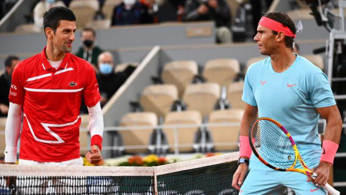 Novak Djokovic y Rafael Nadal