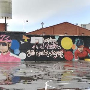 El mural que mejoró la seguridad en un barrio de Engativá
