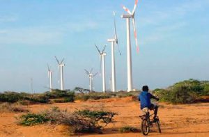 En la Guajira se inauguró el primer parque eólico