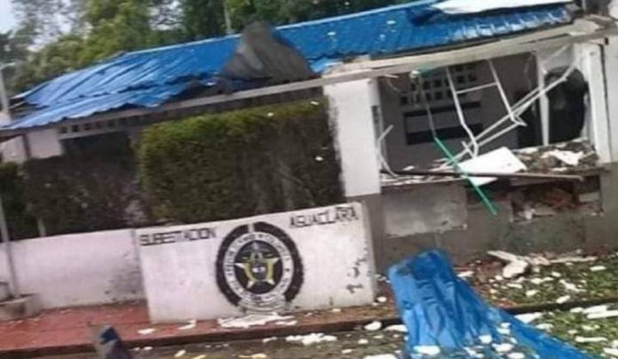 Subestación de Policía fue atacada en Cúcuta