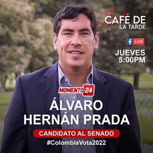 Álvaro Hernán Prada estará en Café de la Tarde