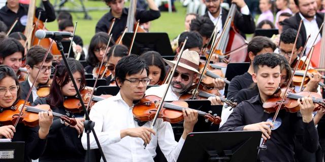Así fue "El concierto más grande del mundo" de la Orquesta Filarmónica de Bogotá