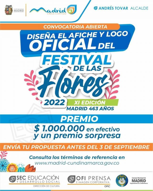 Últimos días para diseñar el logo del Festival de las Flores en Madrid