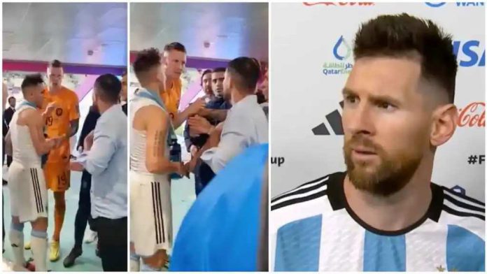 Esto sucedió detrás del “¿Qué miras bobo?” de Messi