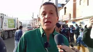 Juan Carlos Saldarriaga, Alcalde de Soacha desde Quintanares, sector de la inundación