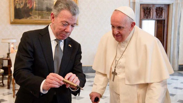 Juan Manuel Santos se reunió con el Papa Francisco, ¿De qué hablaron?