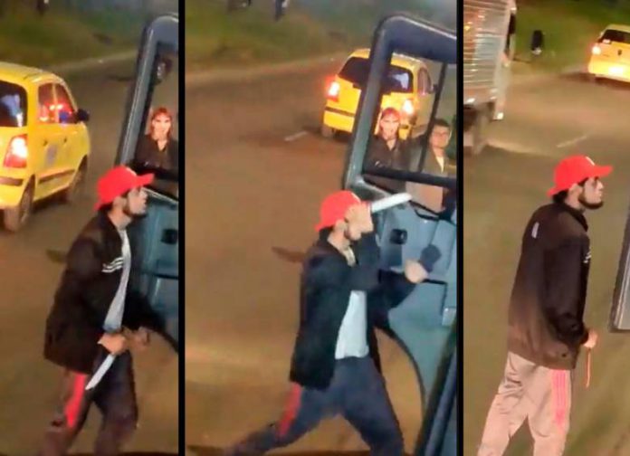 Video: Conductor del SITP fue agredido con puñal por otro hombre