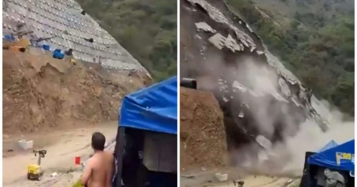 Video: Montaña se vino abajo provocando fuerte emergencia en Antioquia