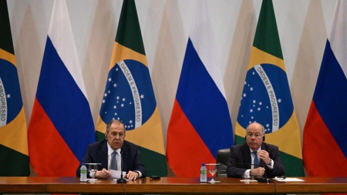 Canciller de Rusia está por estos días en Brasil