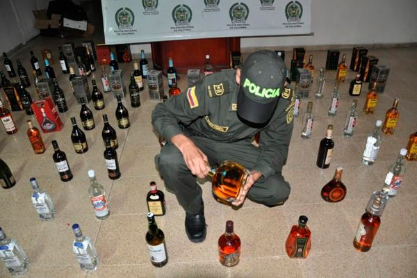 Operación sorpresa: Desarticulan escondite clandestino de licor adulterado en Bogotá