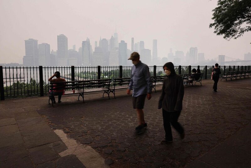 Nueva York es afectado por el humo de los incendios que se están presentando en Canadá