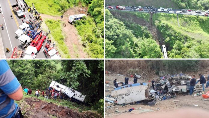 Tragedia en México: 18 migrantes pierden la vida en accidente de autobús