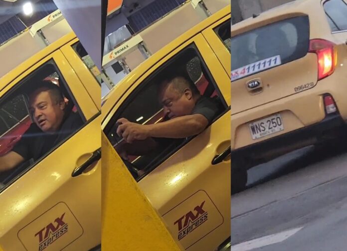 Mujeres atacadas por taxista con gas pimienta en una estación gasolina