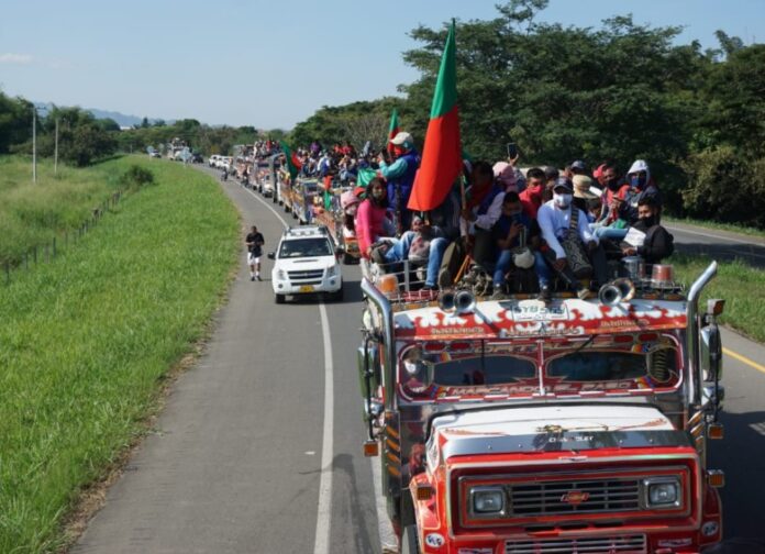 Caravana Indígena llegará a la Bogotá en acto de protesta contra el Gobierno