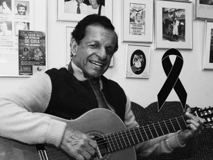 El cantante de boleros Óscar Agudelo, murió a los 91 años