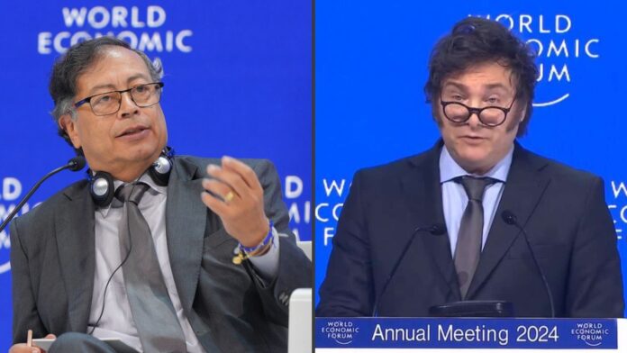Perspectivas Económicas en Davos: Milei y Petro explican sus modelos