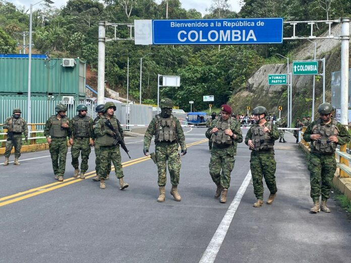 Colombia fortalece su frontera con Ecuador tras los hechos de violencia en ese país
