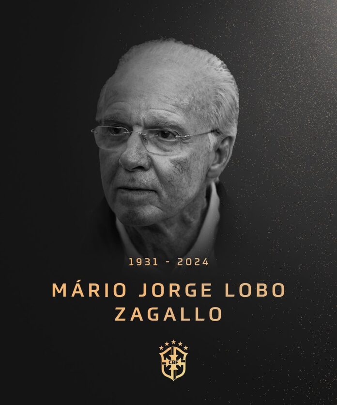 El fútbol brasileño llora por el fallecimiento de Mário Lobo Zagallo