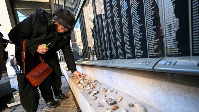 Conmemoración en Alemania por el Día del Holocausto hoy 27 de enero
