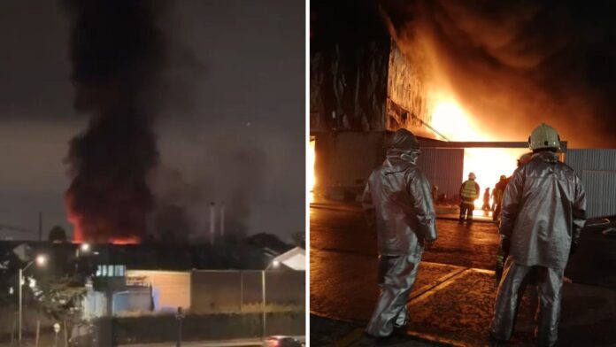 Catástrofe en Funza: Caldera en fábrica explota y desata gran incendio