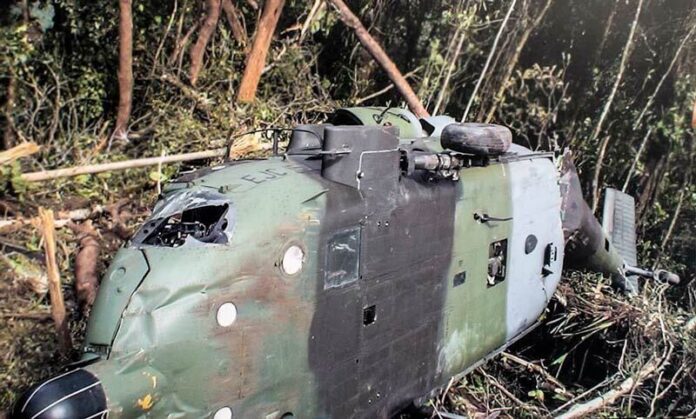 Fatal accidente de helicóptero del Ejército deja cuatro víctimas en Unguía, Chocó