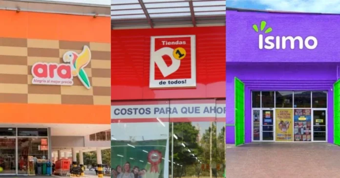 D1, Ara crecen en ventas en Colombia por el formato 'hard discount'
