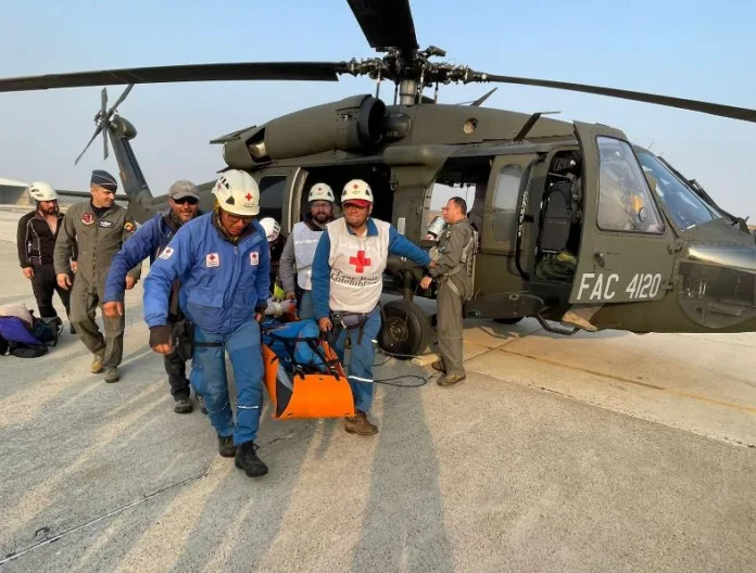 Rescataron a parapentistas accidentados en la Sierra Nevada de Santa Marta
