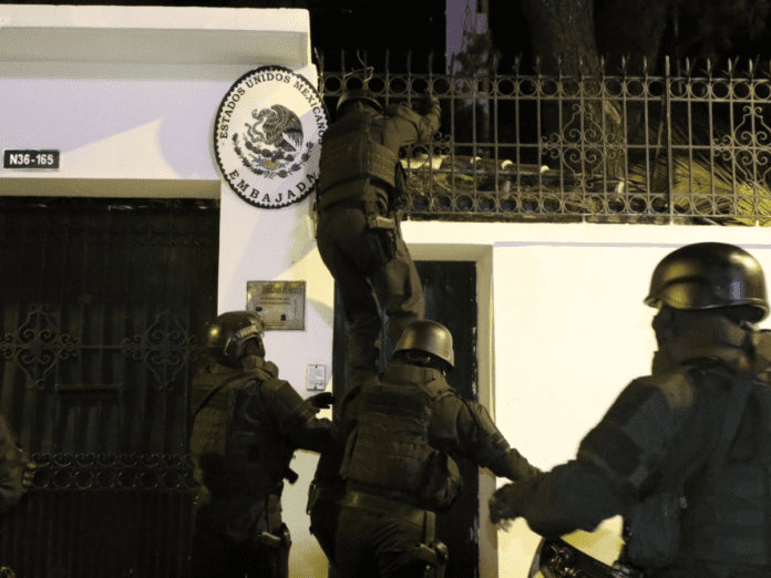 Estados Unidos y Unión Europea condenan el asalto a la Embajada de México en Ecuador