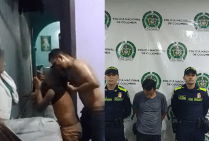 Capturan a padre por golpear salvajemente a su hijo en Bucaramanga